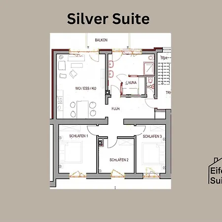 Eifelsuiten - Mit Sauna, Kamin Und Balkon In Der Vulkaneifel - Loogh *