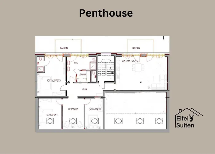 Apartment Eifelsuiten - Private & Family Hideaway - Loogh *